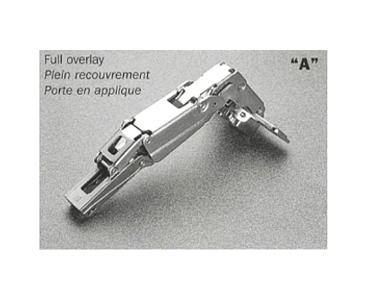 Salice - 165Â° Knock-in Full Overlay Self-Close Hinge