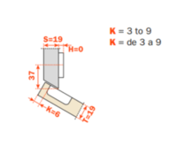 30Â° Hinges Option 2