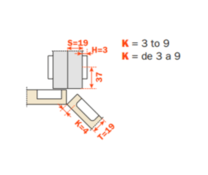 45Â° Hinges Option 1