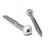 #8 x 2-1/2" Maple Round Washer Head #2 Square Drive Deep Thread T17