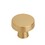 Blackrock Round Knob - Champagne Bronze