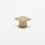 Haliburton - 30mm Square Knob Brushed Brass