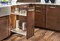 Rev-A-Shelf - 5" Maple Base Cabinet Pullout 2 Tier Organizer w/ Soft-Close