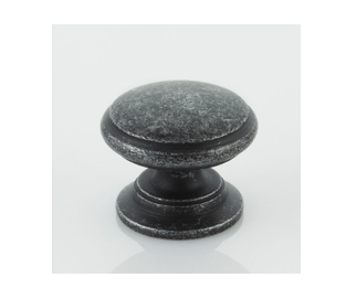 S-603-ASM Knob 1-1/8" Dia Knob Antique Black