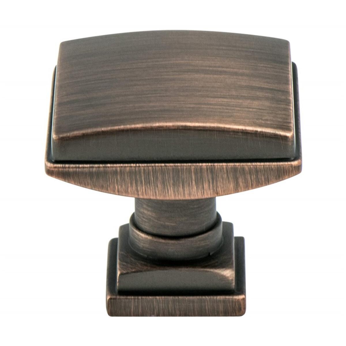 Tailored Traditional Knob 1-1/4" X 1-1/4" Verona Bronze