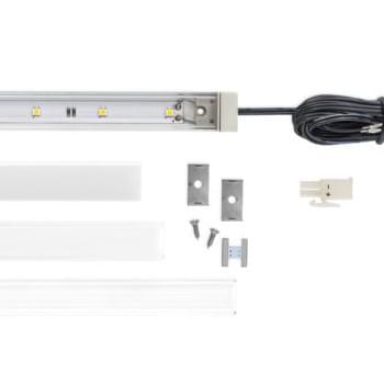 12" - 4.5W 12V Nickel Linear SimpLED 5000K Cool White