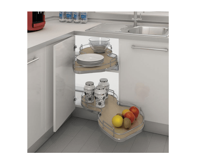 Rev-A-Shelf - 15" Maple Pullout Two-Tier Right Handed