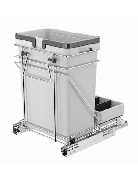 Salice - 15" Single 32 Quart Soft Close Waste Recycle Pullout