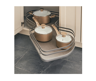 Rev-A-Shelf - 18" Orion Gray Pullout Single-Tier Right Handed