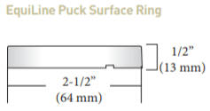 2-1/2" Nickel EquiLine Puck Surface Ring