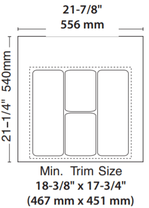 Rev-A-Shelf - 21-7/8" White Cut-To-Size Insert Utility Organizer for Drawers