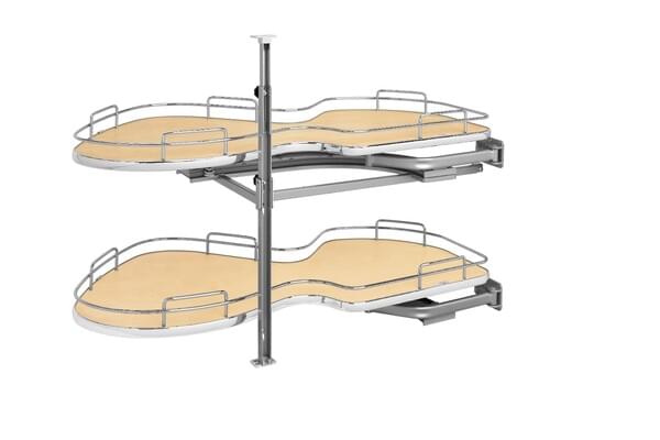 Rev-A-Shelf - 21" Maple Pullout Two-Tier Right Handed