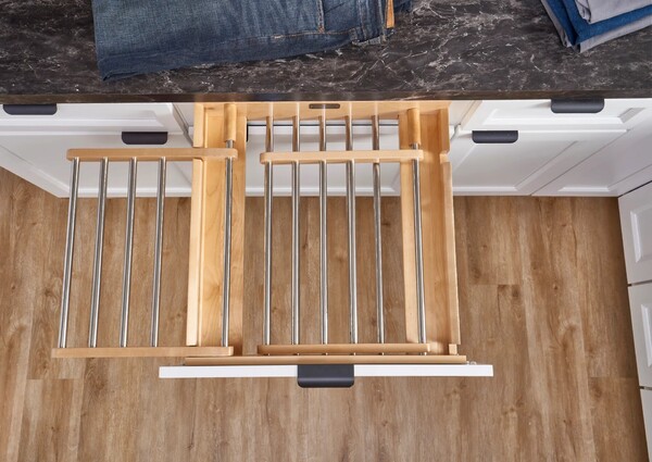 30" Wood Drying Rack Drawer w/ BLUM Soft-Close Slides