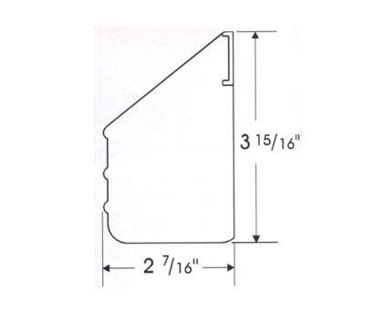 Rev-A-Shelf - 36" White Tip-Out Tray Cut-To-Size with 1 Pair Hinges/End Caps