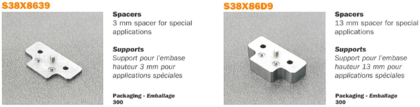 Salice - 3mm Spacer Plates For Short Arm Hinges (SKU# C3PBA99)