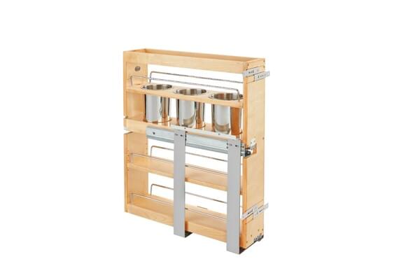 Rev-A-Shelf - 5" Base Utensil Pullout w/Blumotion Soft-Close