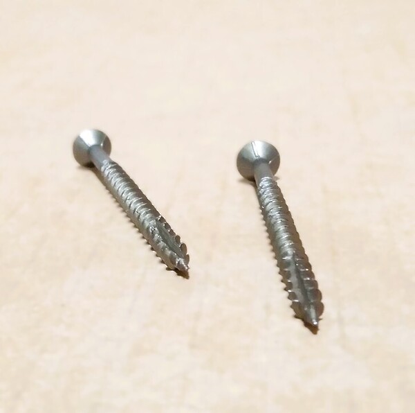 #6 x 2" Flat Head #2 Square Deep Thread T17 - PAK - 700