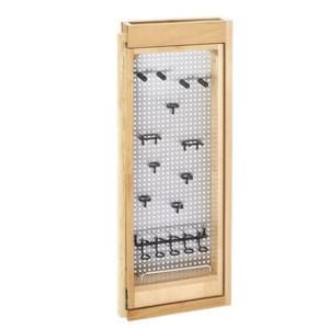 Rev-A-Shelf - 6" x 30" Filler Pullout Organizer with Stainless Panel Wall Accessories