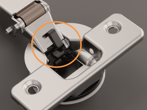 Salice - 105Â° Knock in Blind Corner Soft-Close Hinge
