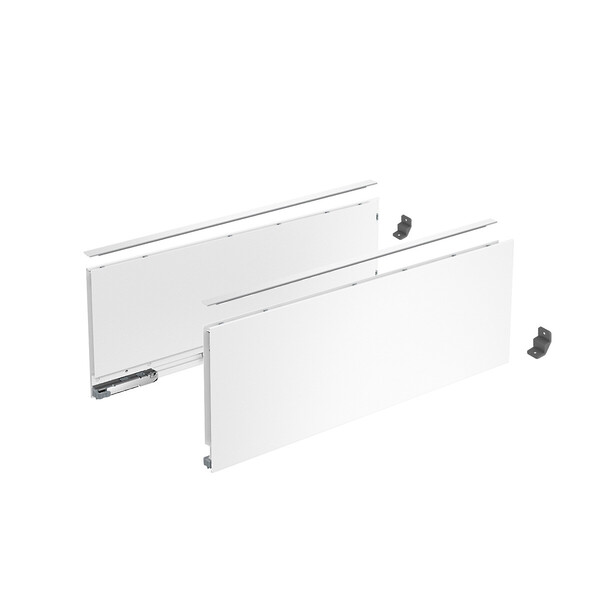 AvanTech YOU Drawer side profile set, height 187 mm x NL 350 mm, White, Left and Right