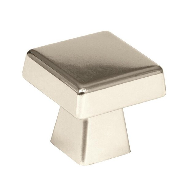 Blackrock 1-1/2" Square Knob Polished Nickel