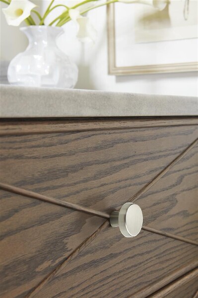 Blackrock Round Knob - Satin Nickel