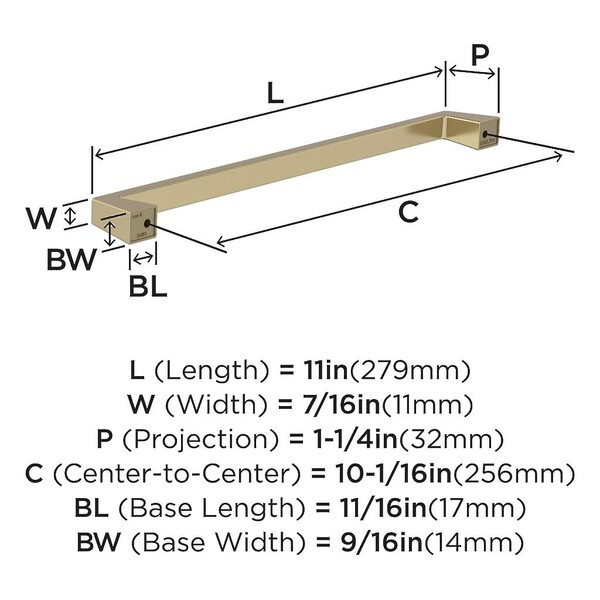 Blackrock Pull - Pull 256mm CC Golden Champagne 