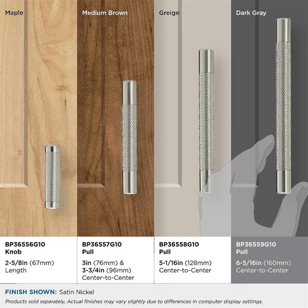 Bronx Pull 160mm CC Satin Nickel