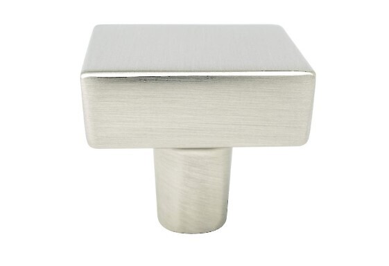 Brookridge Knob Square Brushed Nickel
