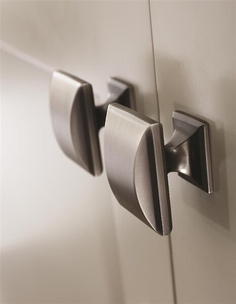 Candler 1-1/4" SQ Knob Antique Silver