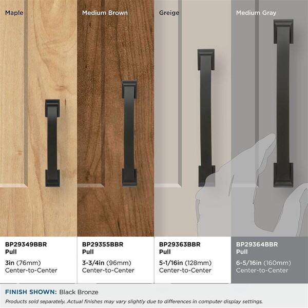 Candler 160mm CC Pull Black Bronze