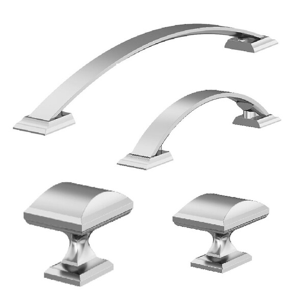 Candler 18 Inch Appliance Pull - Polished Chrome