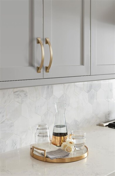 Candler Pull 192mm CC Golden Champagne