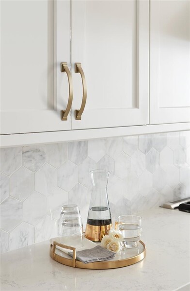 Candler Pull 192mm CC Golden Champagne