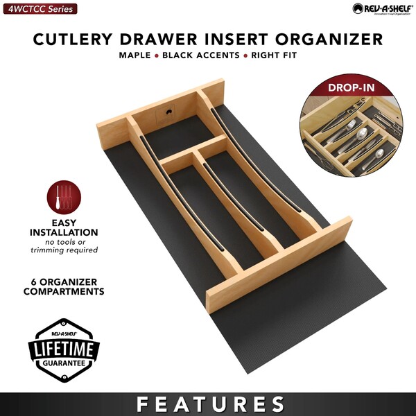 Craftsman - 10-1/4 X 19-1/2 Inch Cutlery Drawer Inserts