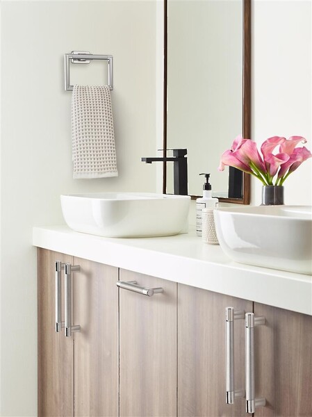 Esquire 160mm Pull - Polished Nickel / Stainless Steel
