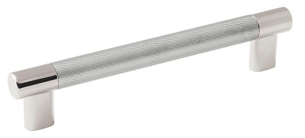 Esquire 160mm Pull - Polished Nickel / Stainless Steel