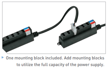 Extra 6-Snap Mounting Block