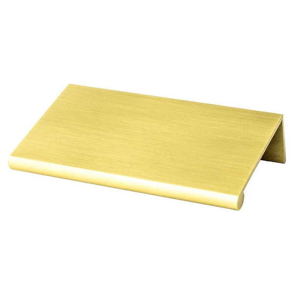 Glacier - Finger Pull 3" Brushed Brass