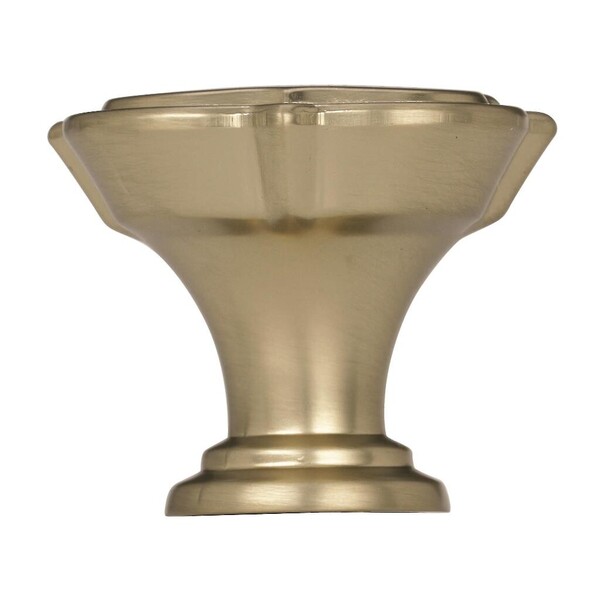 Grace Revitalize 44mm Floral Knob - Golden Champagne