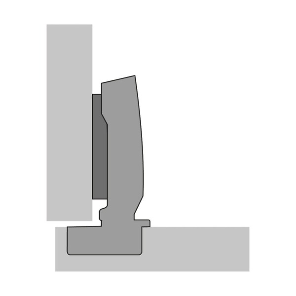 Hettich 110Âº Soft Close F/O - Dowel - Hettich Pattern