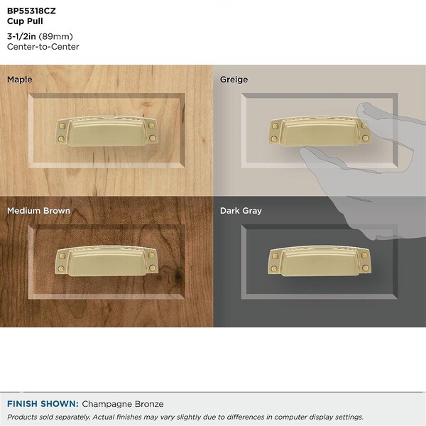 Highland Ridge Cup Pull 89mm CC Champagne Bronze