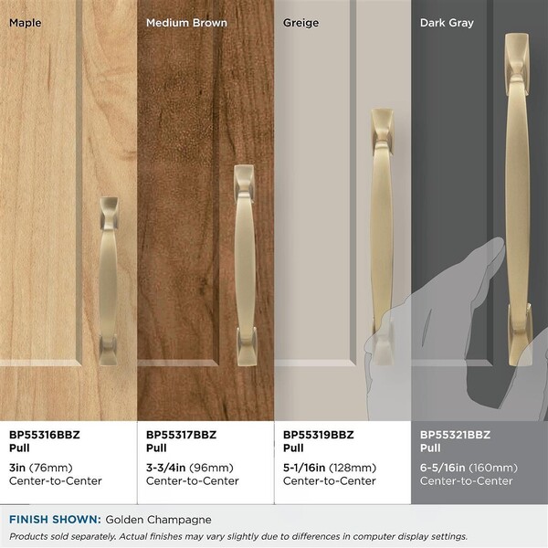 Highland Ridge - Pull 160mm CC Golden Champagne