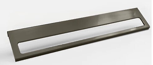 Horizon Edge Pull - 480mm Brushed Black Stainless Steel