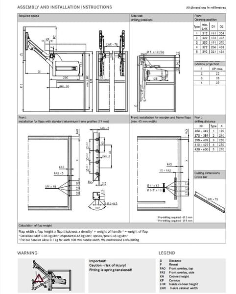 Kinvaro L-80 Parallel Lift System (430mm-600mm)