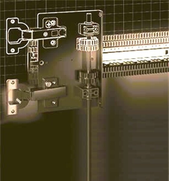 KV - 4 x 4 Pocket Door Slides (24")