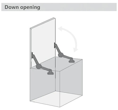 Lift Up Stay (Economical Scissor Type)