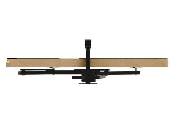 Maple Single-Tier Craftsman Collection Girasolo w/ Soft-Close and Black Accents for 12" Left Opening/Blind Right Corner Cabinet