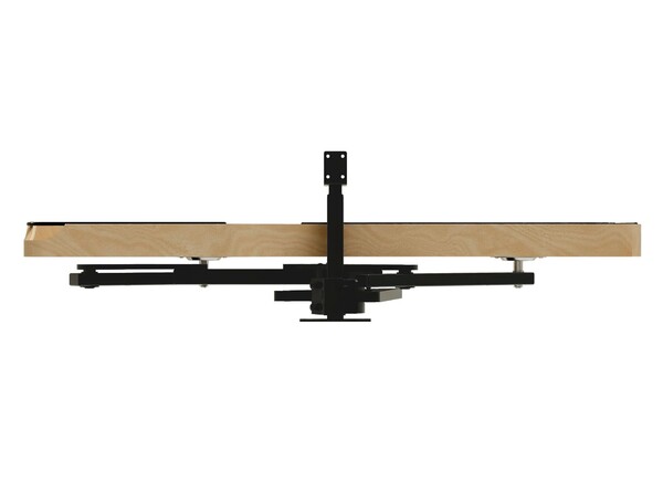 Maple Single-Tier Craftsman Collection Girasolo w/ Soft-Close and Black Accents for 15" Left Opening/Blind Right Corner Cabinet