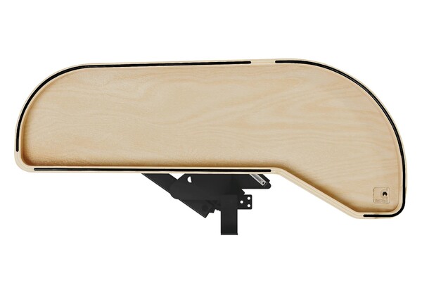 Maple Single-Tier Craftsman Collection Girasolo w/ Soft-Close and Black Accents for 18" Right Opening/Blind Left Corner Cabinet